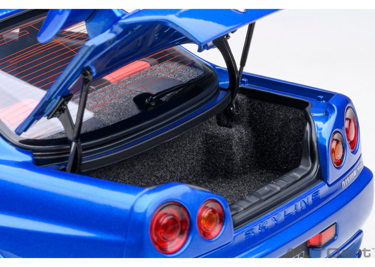 AUTOart 1/18 ニスモ R34 GT-R Z-tune （ベイサイドブルー） 774