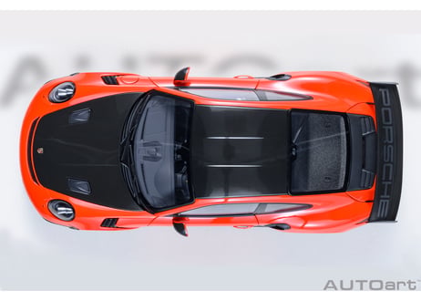AUTOart 1/18　ポルシェ 911 （991.2） GT3 RS ヴァイザッハ・パッケージ （オレンジ／カーボンブラック）　78177