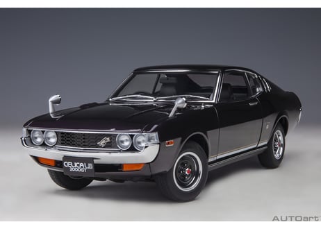 AUTOart 1/18　トヨタ セリカ リフトバック 2000GT （RA25） 1973 （ダークパープル・メタリック）　78769