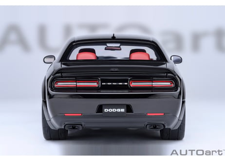 AUTOart 1/18　ダッジ チャレンジャー SRT スーパー ストック 2023 （ブラック ＜PITCH BLACK＞）　71765