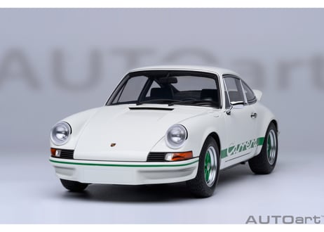 AUTOart 1/18　ポルシェ 911 カレラ 2.7 RS （グランプリホワイト／グリーン・ストライプ）　78031