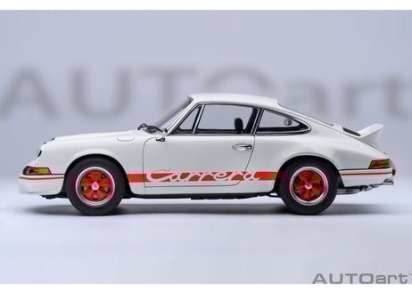 AUTOart 1/18　ポルシェ 911 カレラ 2.7 RS （グランプリホワイト／レッド・ストライプ）　78030