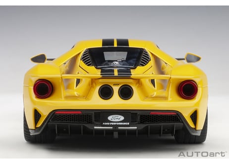 AUTOart 1/18　フォード GT 2017 （イエロー／ブラック・ストライプ）　72944