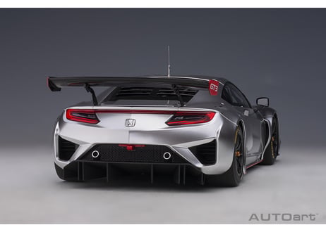 AUTOart 1/18　ホンダ NSX GT3 2018 （ハイパー・シルバー）＊開閉無　81897