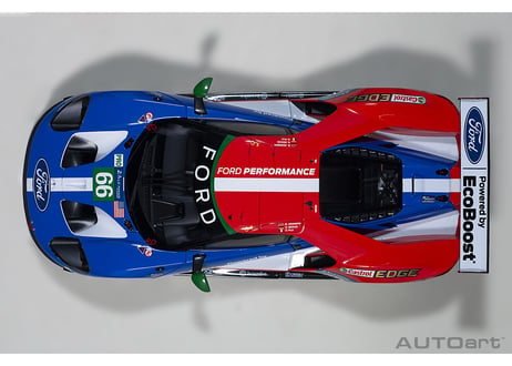 AUTOart 1/18　フォード GT 2016 #66 （ル・マン24時間レース LMGTE Proクラス4位）　81610