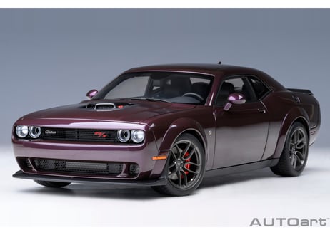 AUTOart 1/18　ダッジ チャレンジャー R/T スキャットパック ワイドボディ 2022 （HELLRAISIN / メタリック・パープル）　71771