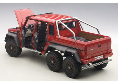 1/18　メルセデス ベンツ G63 AMG 6x6 （レッド）　76304