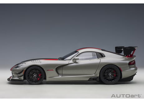 AUTOart 1/18　ダッジ バイパー ACR （メタリック・シルバー／ブラック・ストライプ）　71733