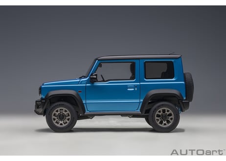AUTOart 1/18　スズキ ジムニー シエラ （JB74） （ブルー・メタリック／ブラック・ルーフ）　78507