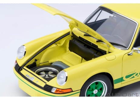 AUTOart 1/18　ポルシェ 911 カレラ 2.7 RS （ライトイエロー／グリーン・ストライプ）　78033