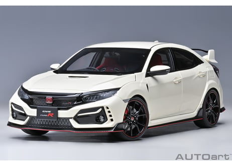 AUTOart 1/18　ホンダ シビック タイプR （FK8） 2021 （チャンピオンシップホワイト）　73220