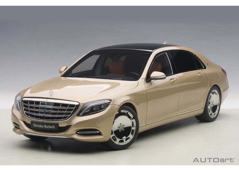 AUTOart 1/18 メルセデス・マイバッハ S 600 （シャンパン・ゴールド 