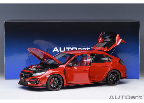 AUTOart 1/18　ホンダ シビック タイプR （FK8） 2021 （フレームレッド）　73223