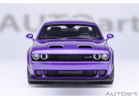 AUTOart 1/18　ダッジ チャレンジャー SRT スーパー ストック 2023 （パール・パープル ＜PLUM CRAZY＞）　71768