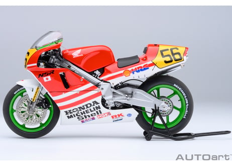 AUTOart 1/12　ホンダ NSR500 WGP500 #56 「バリバリ伝説」 （「巨摩 郡」 ヘルメット付属）　12566