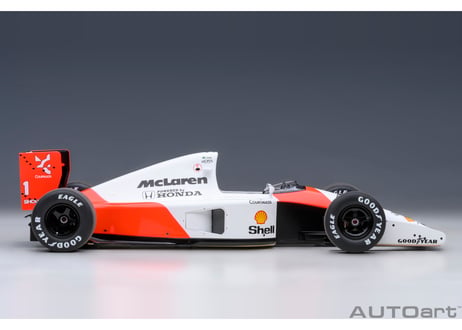 ＊再生産＊　AUTOart 1/18　マクラーレン ホンダ MP4/6 日本GP 1991年 #1 （アイルトン・セナ） ※マクラーレンロゴ入り　89140