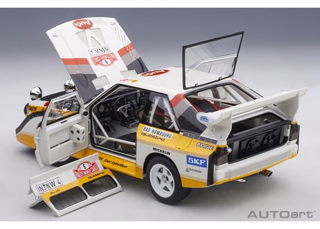 AUTOart 1/18　アウディ スポーツクワトロ S1 WRC 1986 #6 （ミッコラ／ヘルツ） モンテカルロ・ラリー　88602