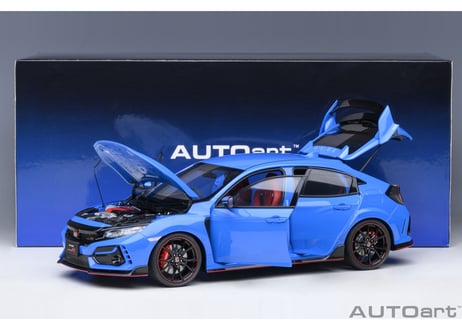 AUTOart 1/18　ホンダ シビック タイプR （FK8） 2021 （レーシングブルー・パール）　73224