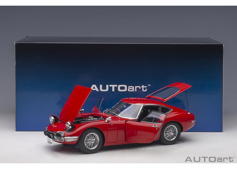 1/18 トヨタ 2000GT ワイヤースポークホイール バージョン （レッド