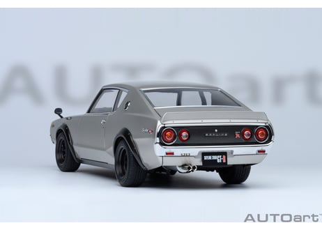 AUTOart 1/18　日産 スカイライン 2000GT-R （KPGC110） チューンド・バージョン （シルバー）　77466