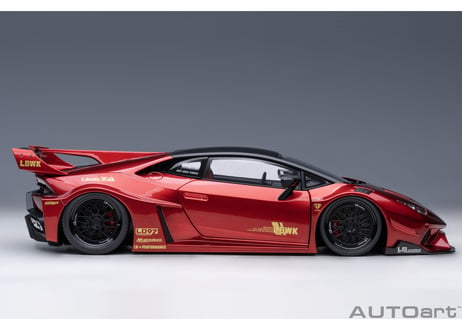 AUTOart 1/18　 リバティーウォーク LB‐シルエット ワークス ランボルギーニ ウラカン GT （ハイパー・レッド）　79126
