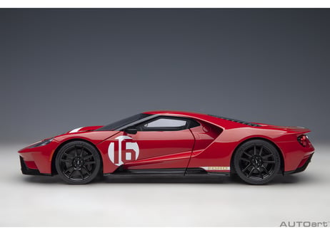 AUTOart 1/18　フォード GT アラン・マン ヘリテージ エディション （レッド／ゴールド・ストライプ）　72927