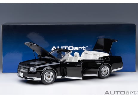 AUTOart 1/18　トヨタ センチュリー オープンカー （神威 ＜かむい＞　エターナルブラック）　79531