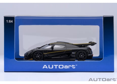 AUTOart 1/64　ケ－ニグセグ One：1 （カーボン・ブラック／ゴールド）　20043