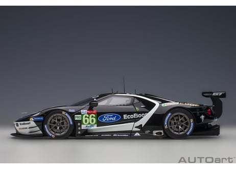 AUTOart 1/18　フォード GT 2019 #66 （ル・マン24時間レース LMGTE Proクラス）（ブラック／ホワイト）　81910