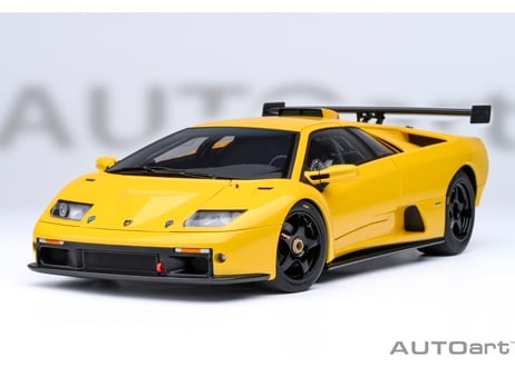AUTOart 1/18　ランボルギーニ ディアブロ GTR （イエロー）　79138