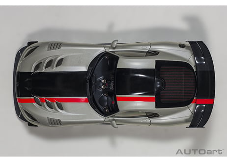 AUTOart 1/18　ダッジ バイパー ACR （メタリック・シルバー／ブラック・ストライプ）　71733