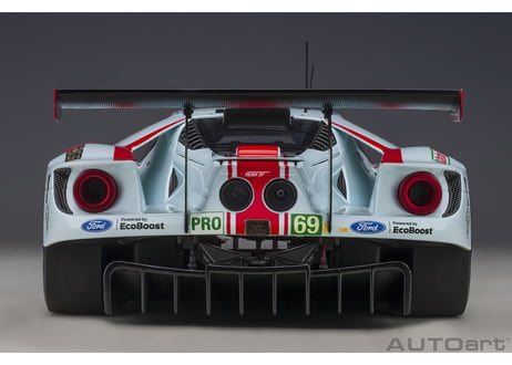 AUTOart 1/18　フォード GT 2019 #69 （ル・マン24時間レース LMGTE Proクラス）（ライトブルー／レッド）　81913