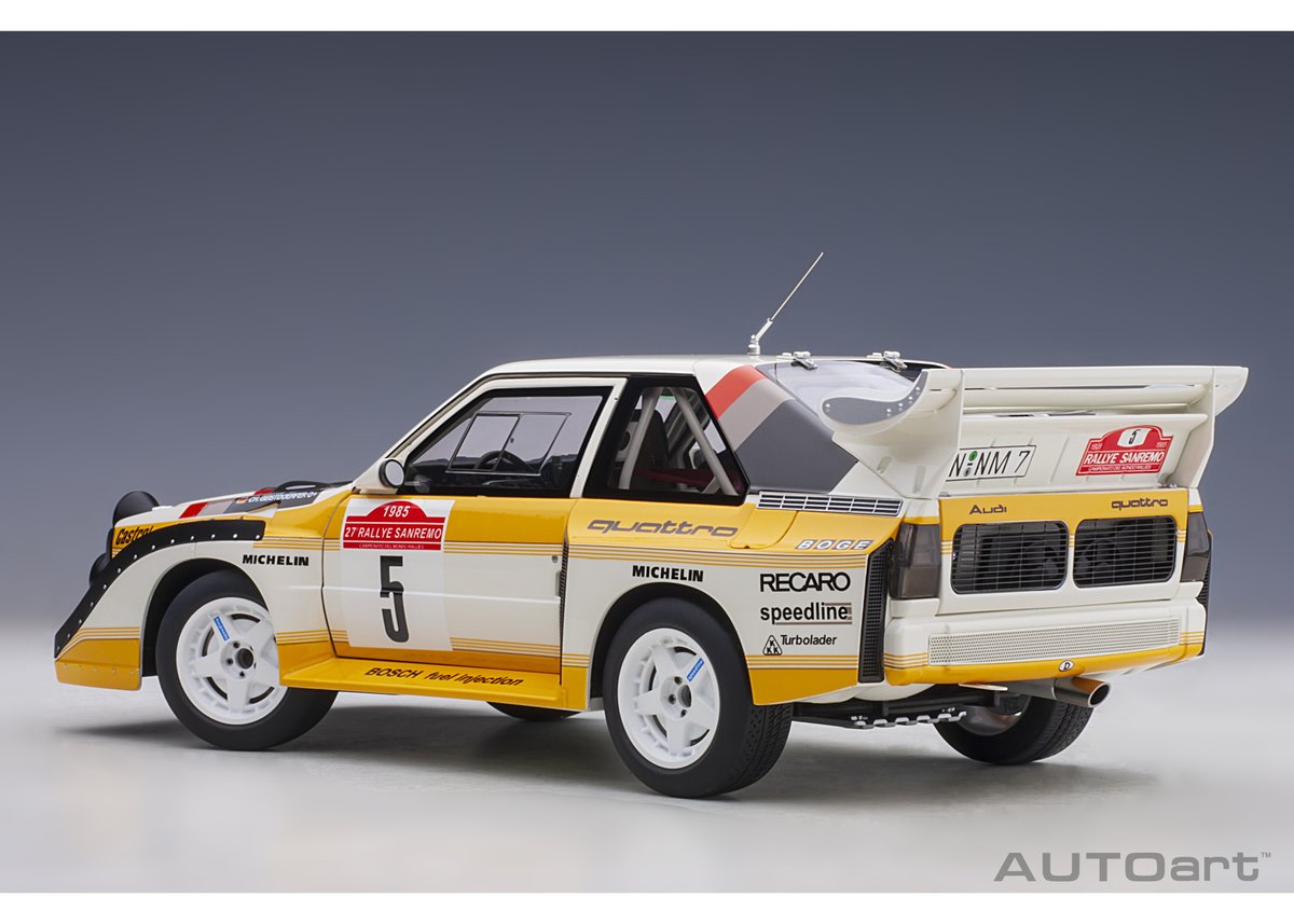 AUTOart 1/18 アウディ スポーツクワトロ S1 WRC 1985 #5 AUTOart 1/18 アウディ スポーツクワトロ S1 WRC 1985 #5