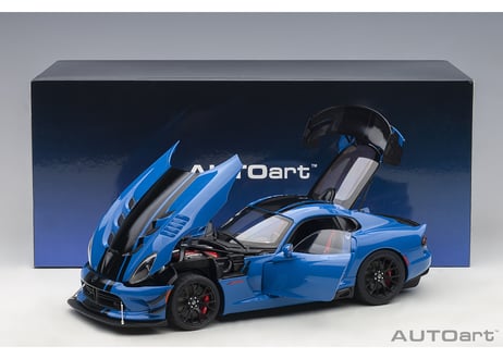 AUTOart 1/18　ダッジ バイパー ACR （ブルー／ブラック・ストライプ）　71734