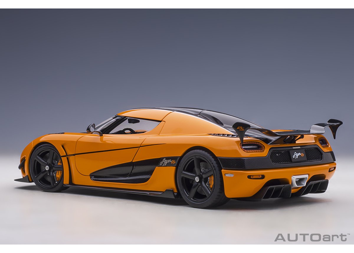 AUTOart 1/18 ケーニグセグ アゲーラ RS (オレンジ/カーボン AUTOart 1/18 ケーニグセグ アゲーラ RS (オレンジ/カーボン