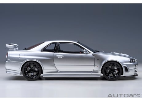 AUTOart 1/18　ニスモ R34 GT-R Z-tune （Z-tune シルバー）　77461