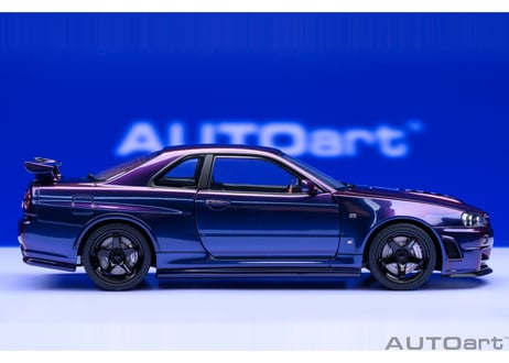 AUTOart 1/18　ニスモ R34 GT-R Z-tune （ミッドナイトパープルⅢ）　77464