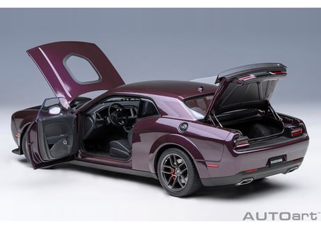 AUTOart 1/18　ダッジ チャレンジャー R/T スキャットパック ワイドボディ 2022 （HELLRAISIN / メタリック・パープル）　71771
