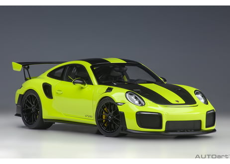 AUTOart 1/18　ポルシェ 911 （991.2） GT2 RS ヴァイザッハ・パッケージ （ライトグリーン／カーボンブラック）　78187