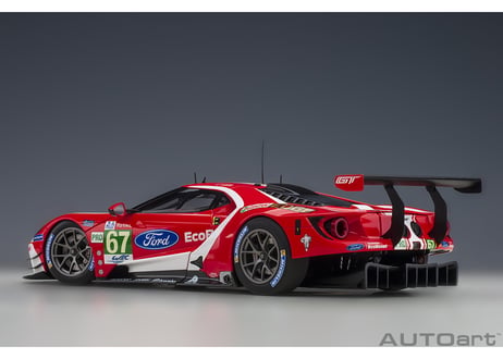 AUTOart 1/18　フォード GT 2019 #67 （ル・マン24時間レース LMGTE Proクラス）（レッド／ホワイト）　81911