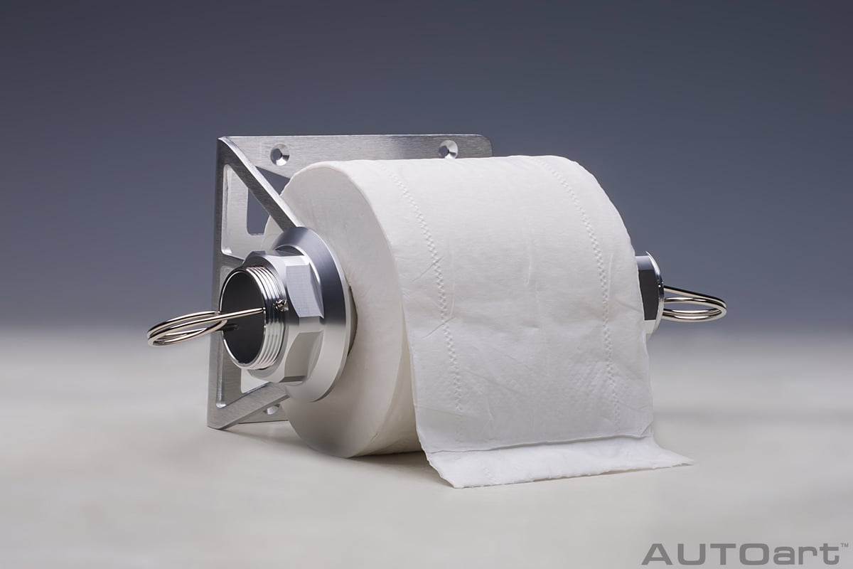 AUTOart レーシングセンターロック トイレットペーパーホルダー