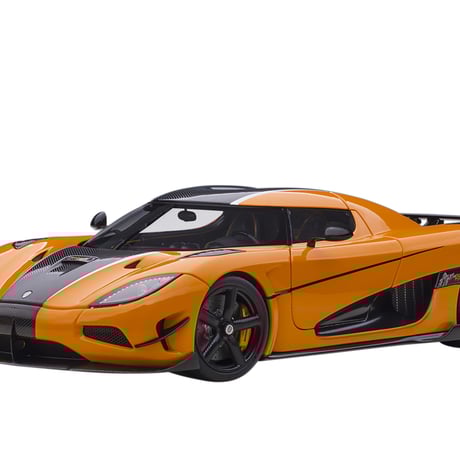 AUTOart 1/18　ケーニグセグ アゲーラ RS （オレンジ／カーボンブラック）　79023