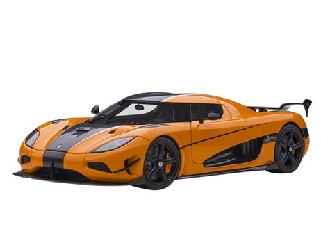 AUTOart 1/18　ケーニグセグ アゲーラ RS （オレンジ／カーボンブラック）　79023