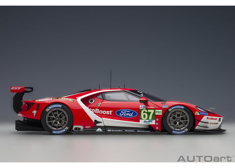 AUTOart 1/18　フォード GT 2019 #67 （ル・マン24時間レース LMGTE Proクラス）（レッド／ホワイト）　81911