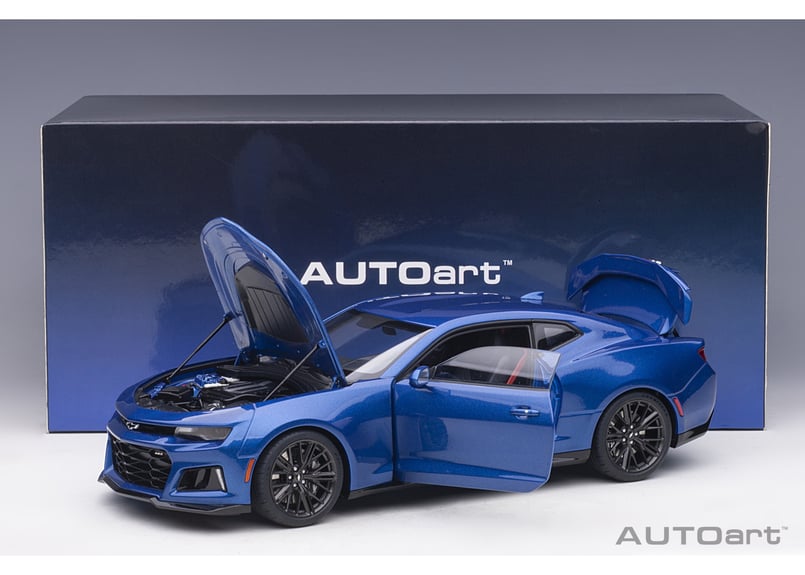AUTOart 1/18 シボレー カマロ ZL1 2017 （メタリック・ブルー） 7120