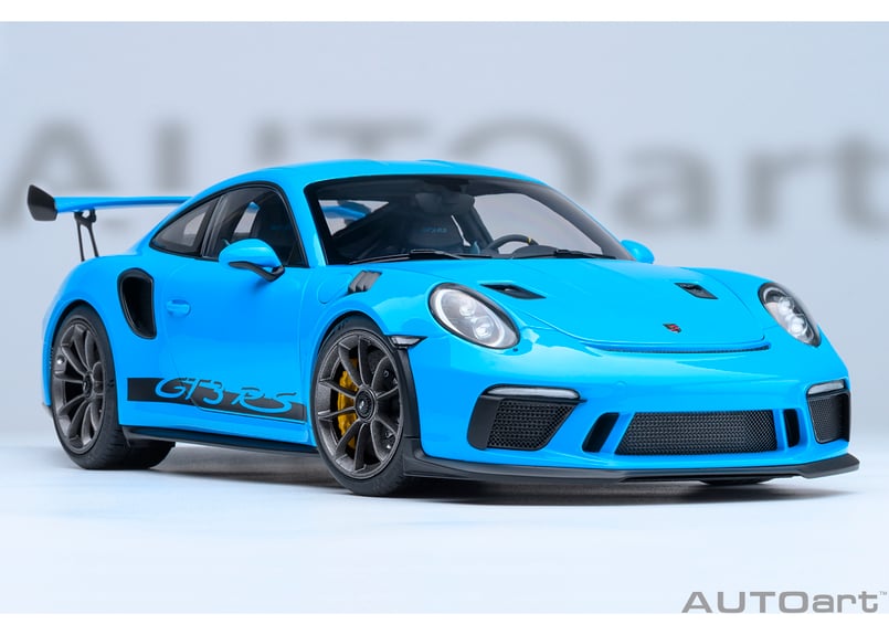 autoart 1/18 ポルシェ 911GT2 RS GT3 AUTOart 1/18 ポルシェ 911 （991.2） GT3 RS （ライトブルー） 7
