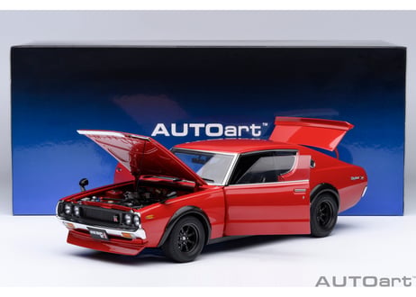AUTOart 1/18　日産 スカイライン 2000GT-R （KPGC110） チューンド・バージョン （レッド）　77468