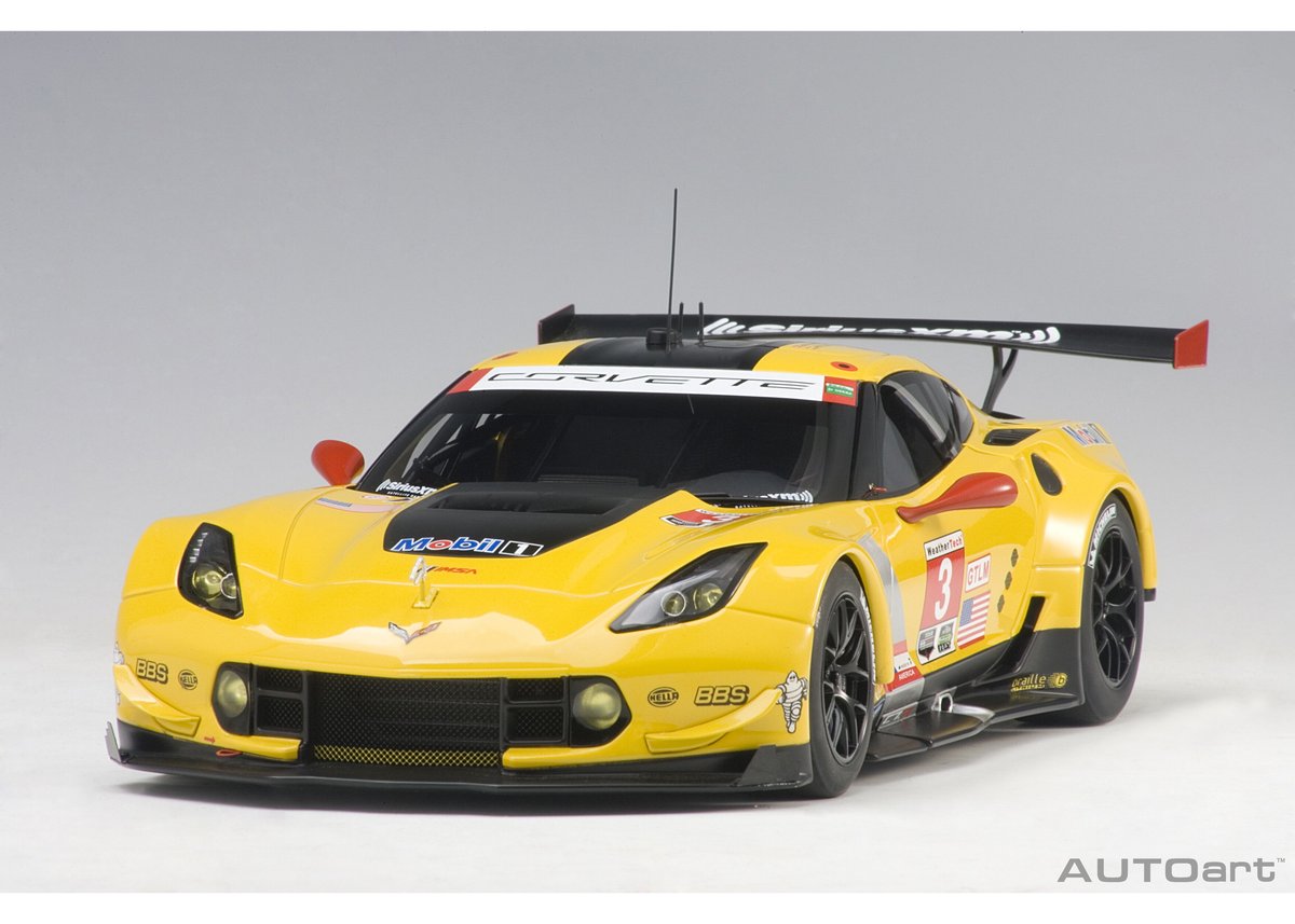 AUTOart 1/18 シボレー コルベット C7.R 2016 #3 (ライム・ロック