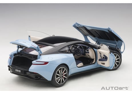 AUTOart 1/18　アストンマーチン DB11 （メタリック・ライトブルー）　70268