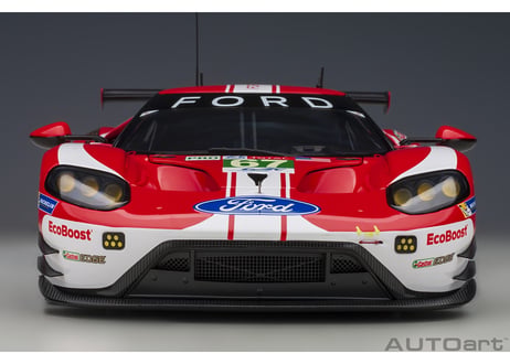 AUTOart 1/18　フォード GT 2019 #67 （ル・マン24時間レース LMGTE Proクラス）（レッド／ホワイト）　81911